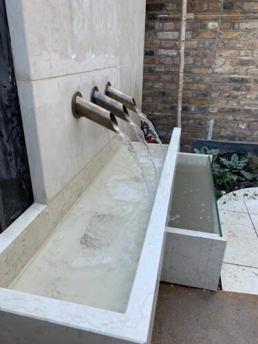 lavabo in marmo casa londra